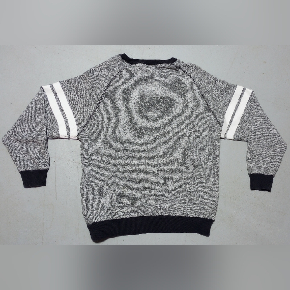 Victoria's Secret PINK Gray Crewneck with Black Trim, Size XS - Picture 2 of 5